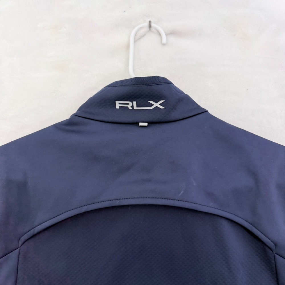 RLX Ralph Lauren Vest Mens L Blue Full Zip Golf Performance - Picture 10 of 11